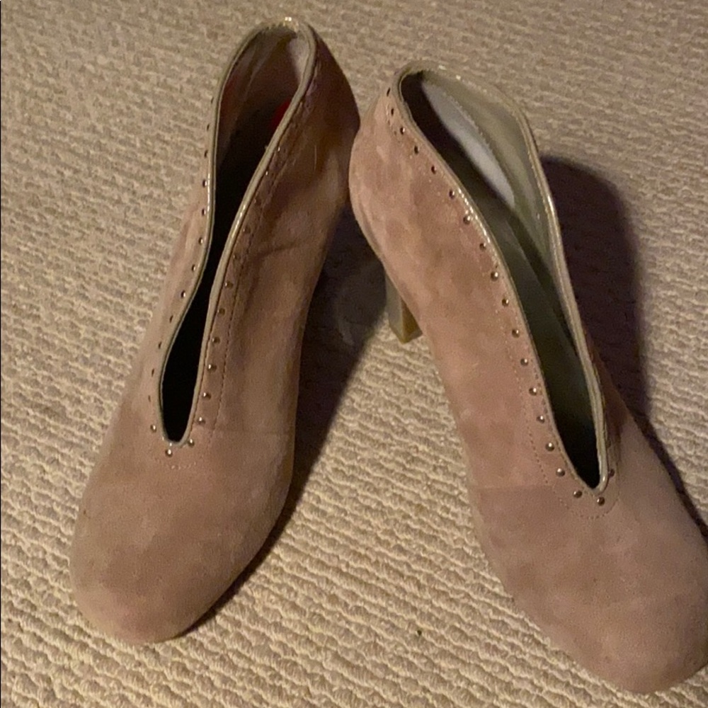 Suede Heels